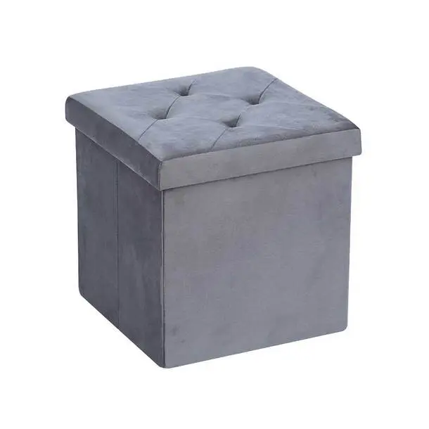 Folding Ottoman Storage Bench 4