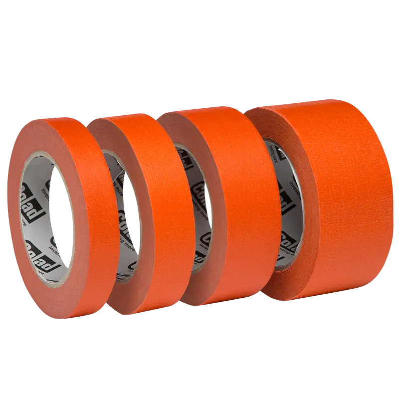 Colad Orange Masking Tape (Individual Rolls) - High Temperature and UV Resistant!