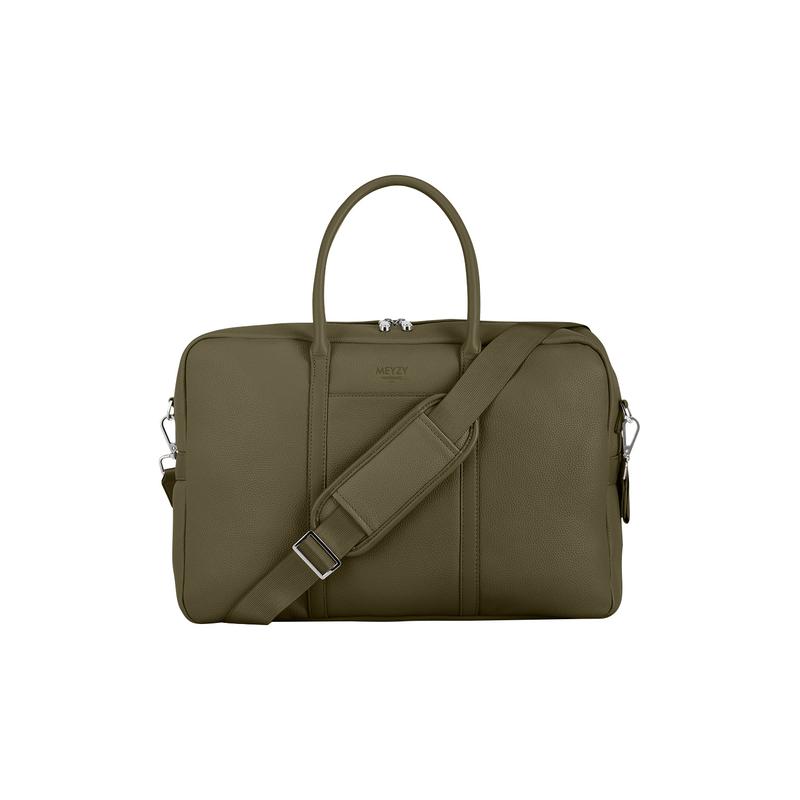 Product Introduction of Custom Soft Leather Laptop Computer Shoulder Zipper Business Computer Briefcase Men's Handbag 4