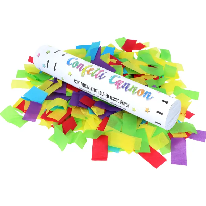 Celebration Paper Confetti Cannon Multicolour (30cm) 4