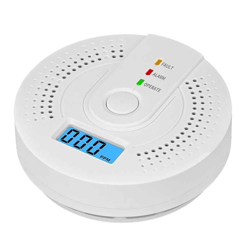 Carbon Monoxide Detector, CO Detectors with LED Indicator & Silence Button, EN 5 4