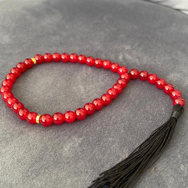 Glass beaded tasbeeh 33 beads 2