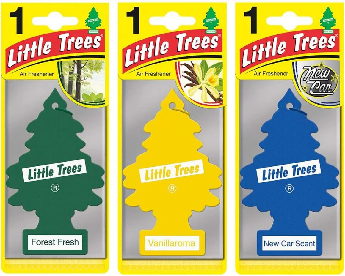 Little Trees Air Freshener, Traditional Fragrances, Pack of 3 (Packaging may vary)  |  Air Freshener  pack of 3 Scented  | Perfume Little Tree Air Freshener