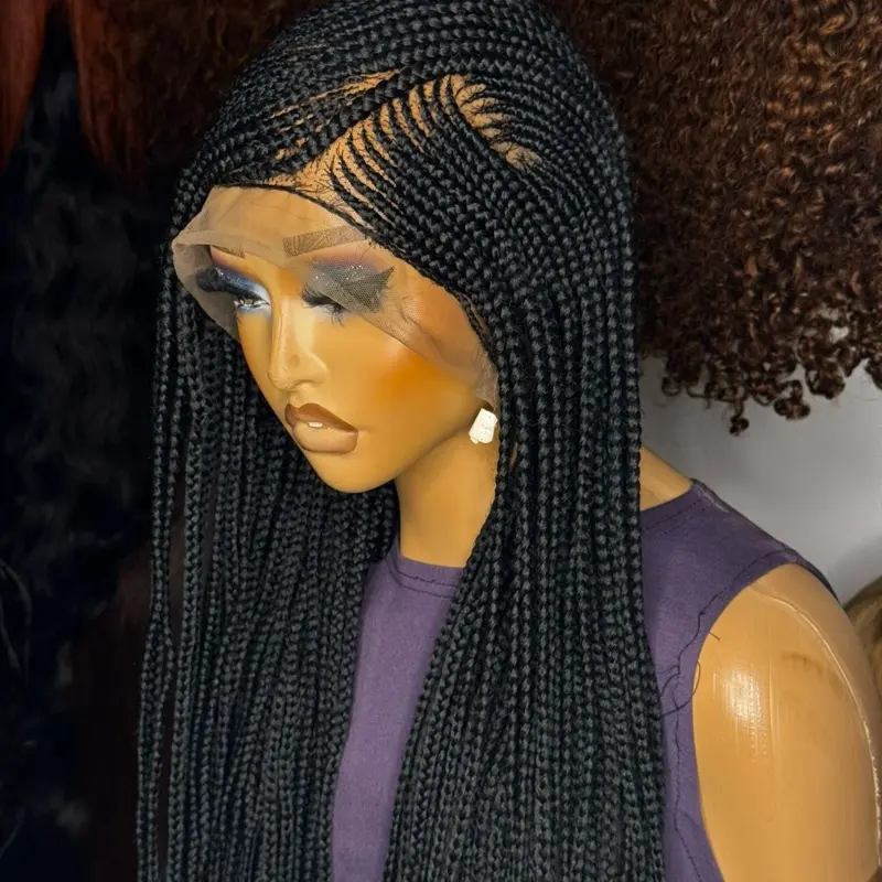Classic Full lace braided wig 4