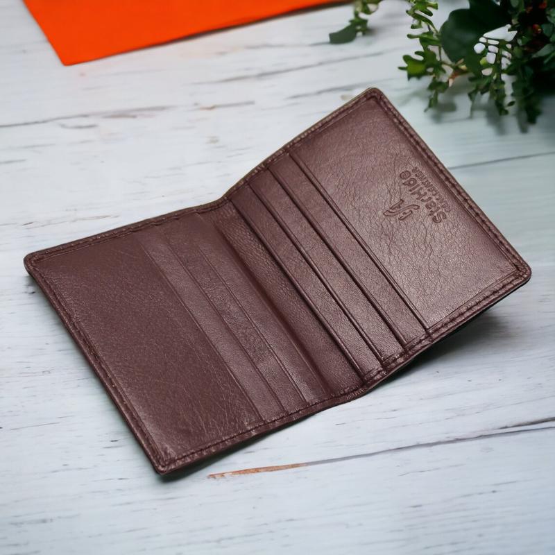 StarHide Mens RFID Blocking Small Slim Real Leather Credit Card Holder Mini Case 105 4
