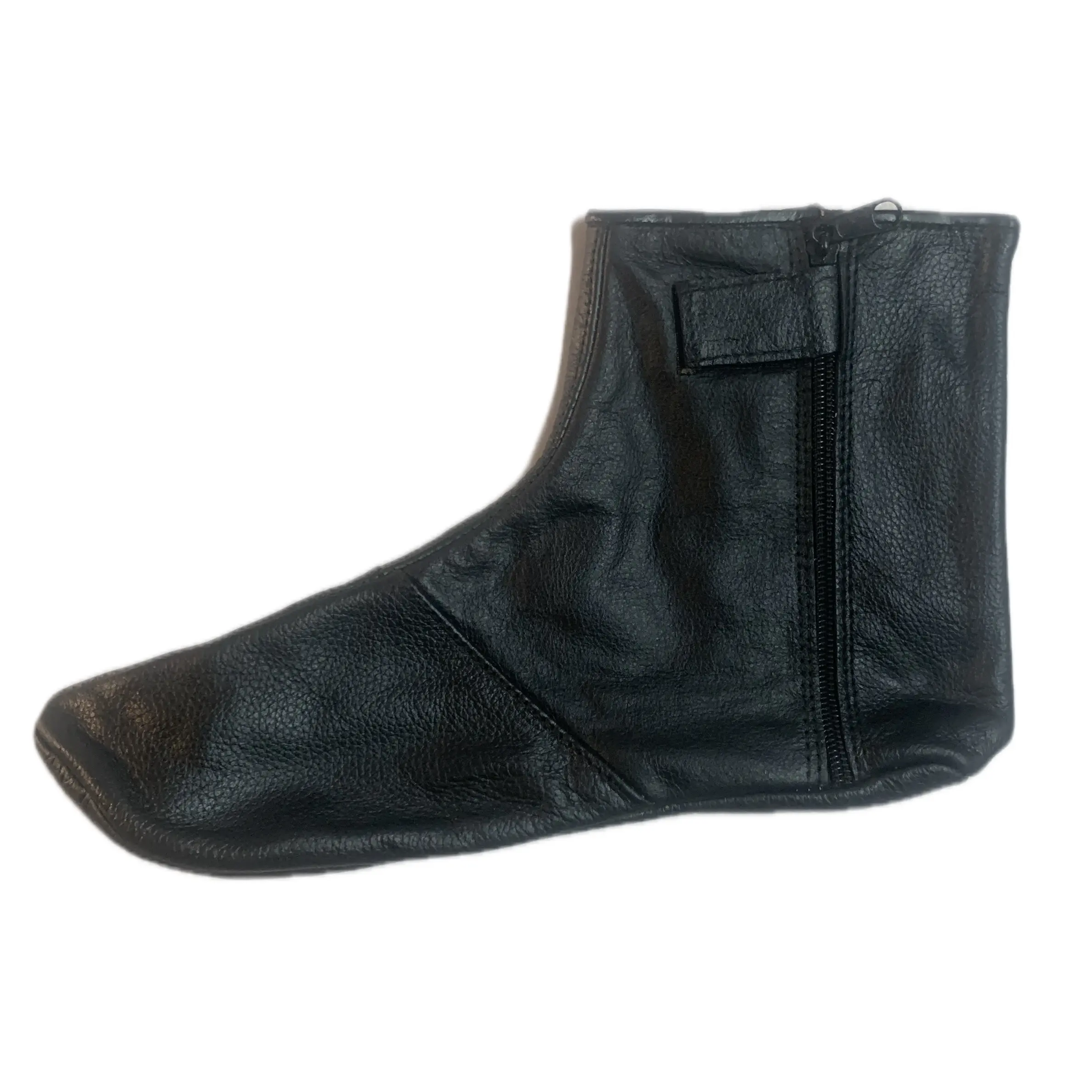 Leather Socks Wudu Warm Men’s Black Different Sizes