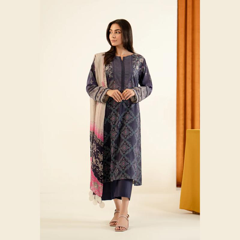 PK3-03 - CHARIZMA PRINTKARI COLLECTION - Fully Stitched - 3 Piece Printed Lawn Suit with Printed Chiffon Dupatta and Dyed Cotton Shalwar 0