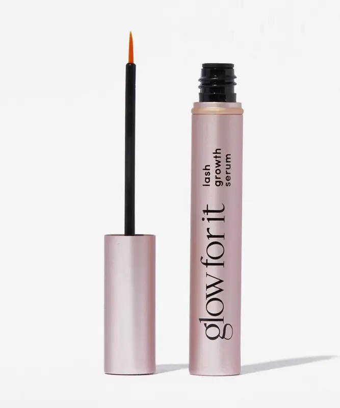 Glow For It Lash Growth Serum 3ml - Vegan & Cruelty-free, Stimulates Hair Follicle for Strong & Healthy Lashes - Vitamins Makeup Mascara Cosmetic 0