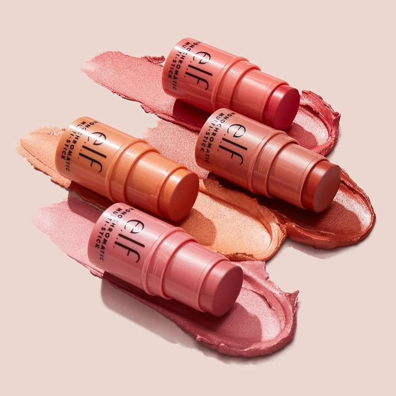 e.l.f., Monochromatic Multi-Stick Blush, Creamy, Lightweight, Versatile, Luxurious, Adds Shimmer, Easy To Use On The Go, Blends Effortlessly, Sparkling Rosé... 4