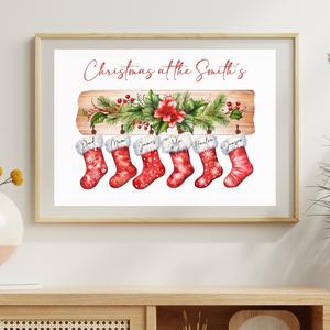 Christmas Family A4 Print - Pay What You Can Afford