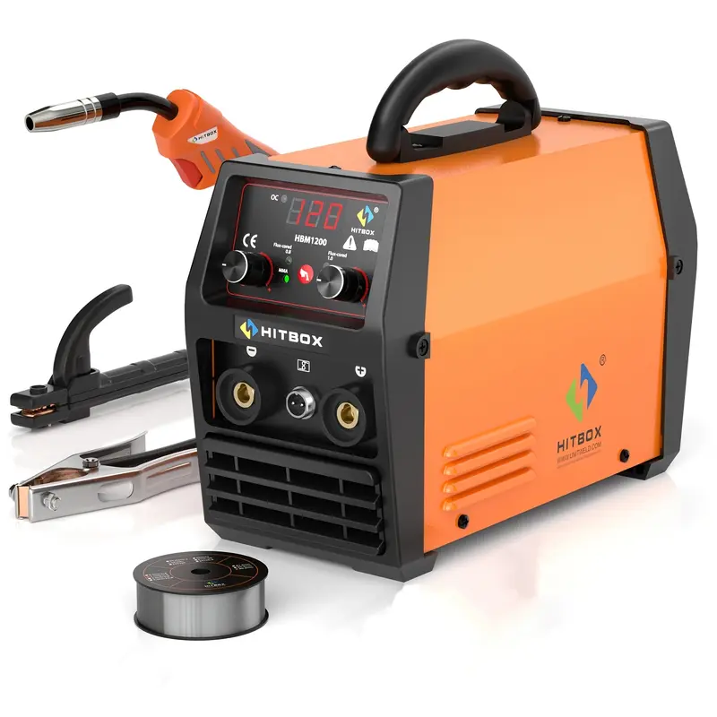 3in 1 MIG Welder Flux Core Wire 110V/220V MMA/TIG/MIG Welding Machine HITBOX 0