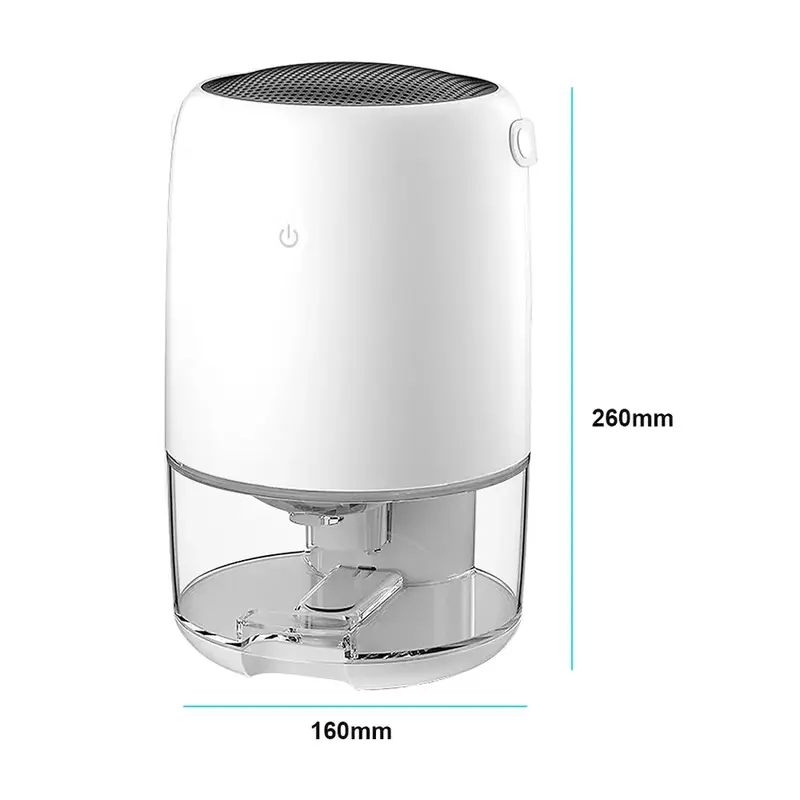 Dehumidifier For Home 1100ml Electric Mini Portable Condensation Moisture Damp 3