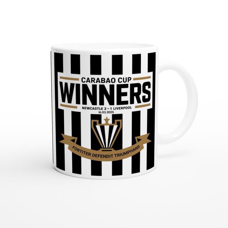 🚨 Newcastle United Cup Winners 2025 Mug – Limited Edition! 🏆⚫⚪ 2
