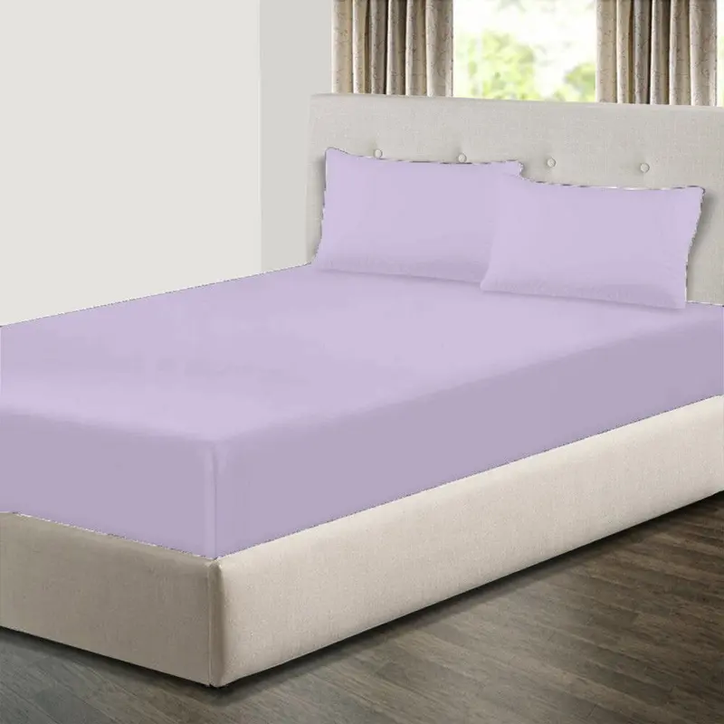 Extra Deep 30cm Fitted Sheet 100% Poly Cotton Single Double King Size Bed Sheets FULLY ELASTICATED 3