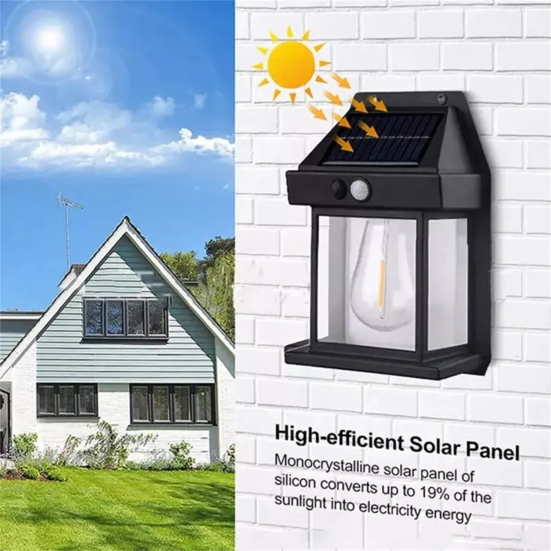 Solar Power PIR Motion Sensor Wall Lights 100LED Outdoor Garden Security Lamp UK 4