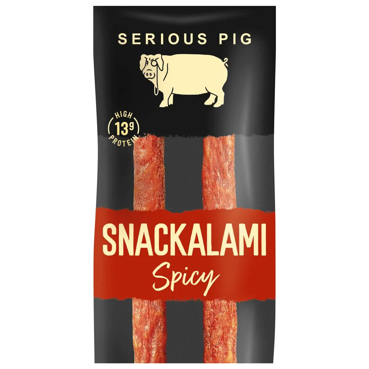 Snackalami 'Spicy' - Salami Snack - 30g - High Protein, Low Carb