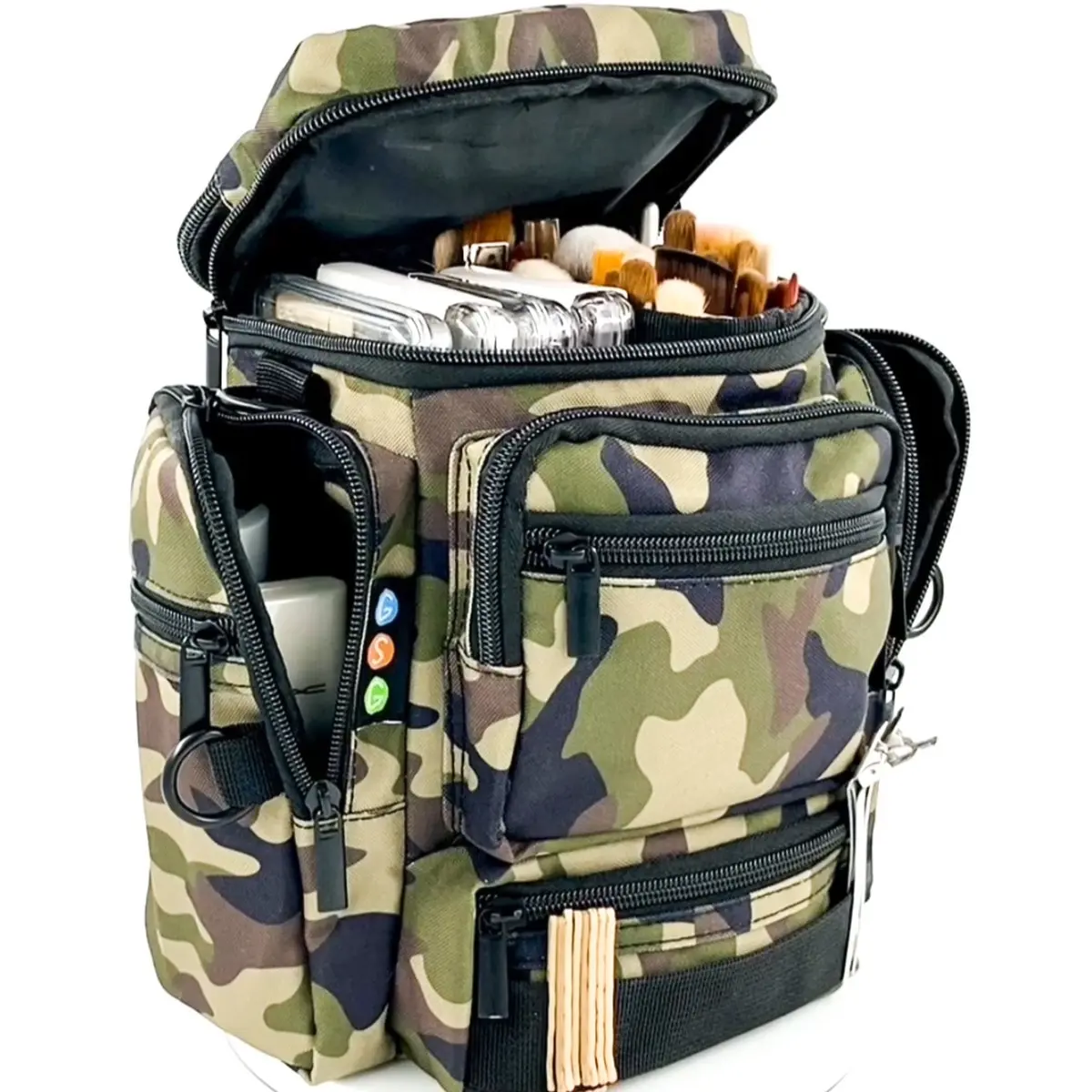 GSG Original Design ‘QodpaQ‘ Comouflage Set Bag - Designed for Hair & Make up Artists - Subscribe at the GSG website for your Storewide Discount - Free UK Shipping over £60 - NO Brexit Charges - We Ship Globally