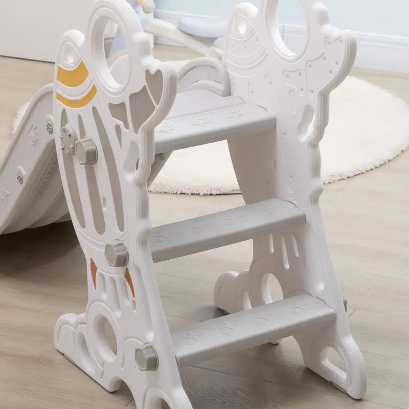 AIYAPLAY Kids Slide Indoor Freestanding Baby Slide Space Theme for Ages 1.5-3 Years 8