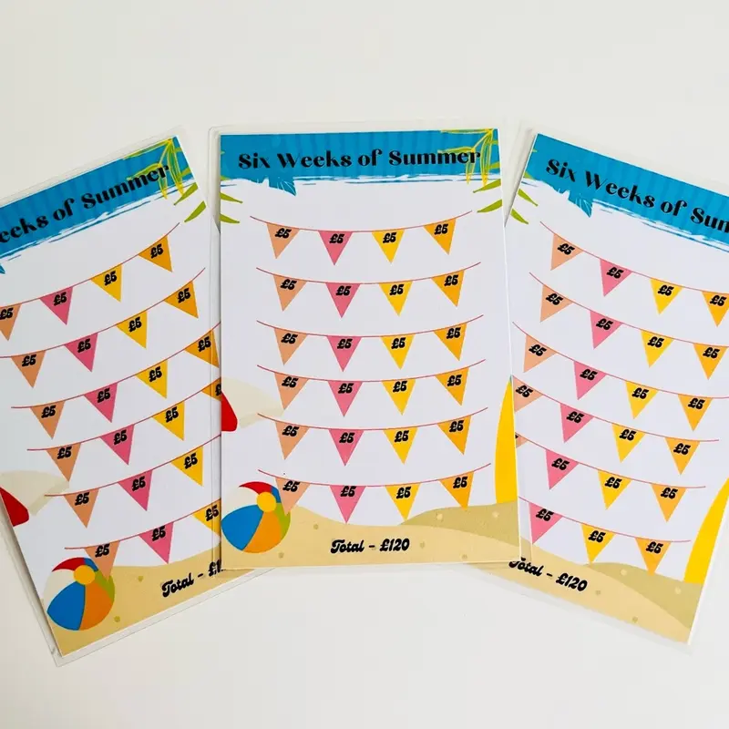 Six Weeks Savings Challenge - Reusable, £5 2