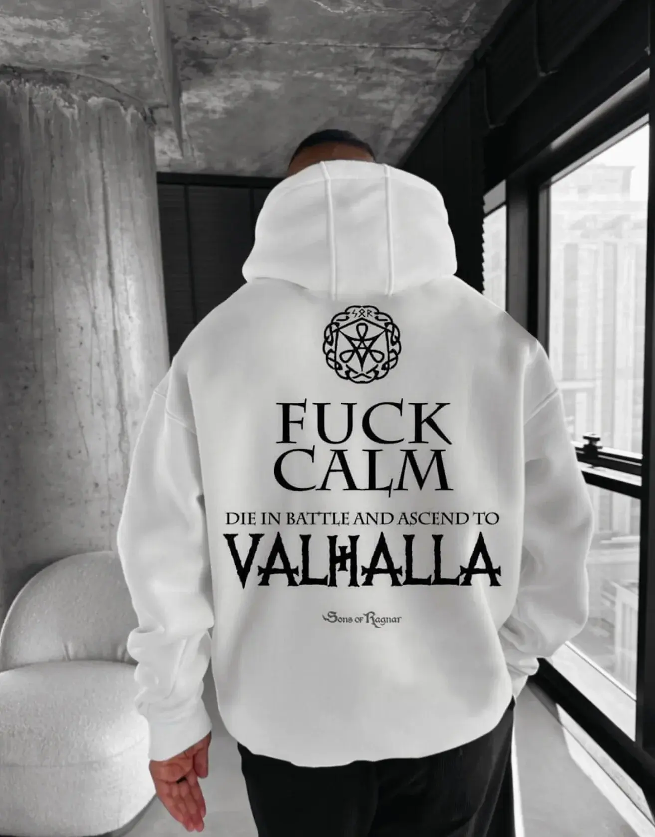 Viking Valhalla Hoodie - Soft and Durable Fabric - Comfort Fit - Casual Style - Menswear