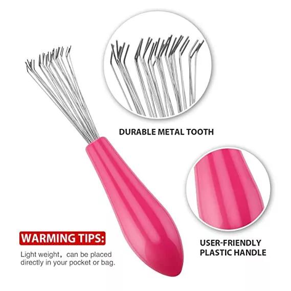 Product Introduction of Hair Brush Comb Cleaner Household Cleaning Embedded Plastic Mini Tool ALL COMBS 9
