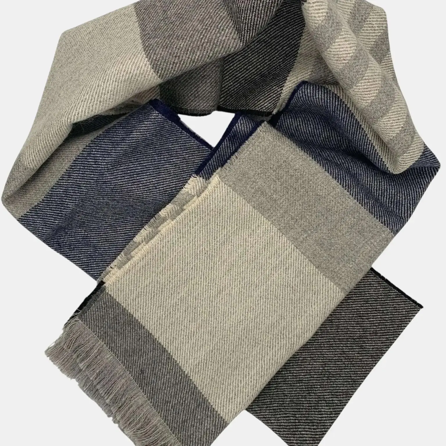 Diva Peru Baby Alpaca Scarf - Grey, Soft and Durable