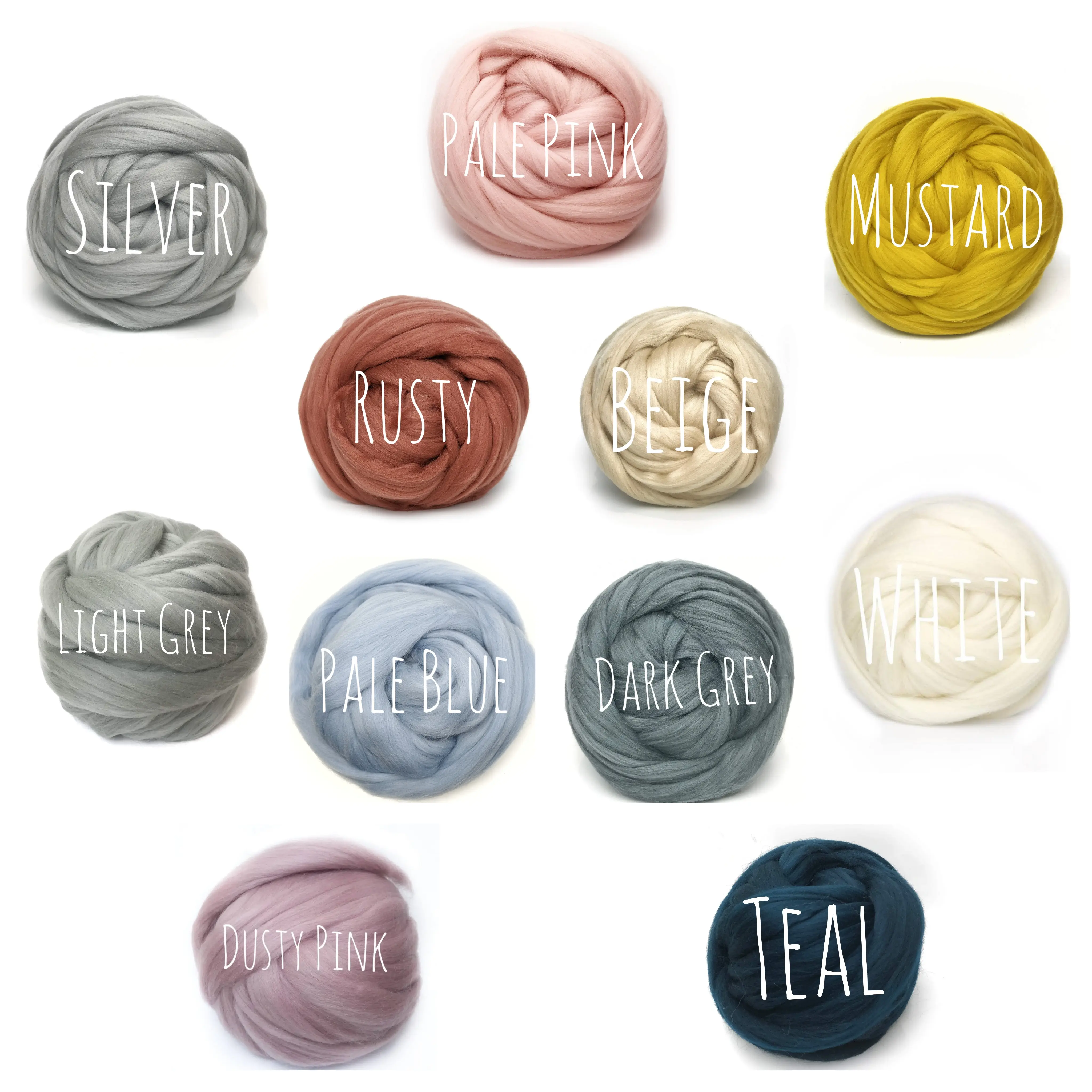 Merino Wool - for arm Knitting Merino Blanket Weaving Felting Jumbo Yarn Giant Wool Soft needle felting