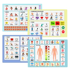Communication Board for Non verbal Adults, Picture Symbol Communication Cards for Stroke Patients, Hospital and Care Home use