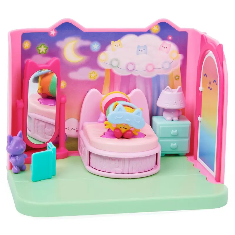 Dollhouse Rainbow-Themed Celebration Doll House + 6 Deluxe Rooms (3+ Years) 4