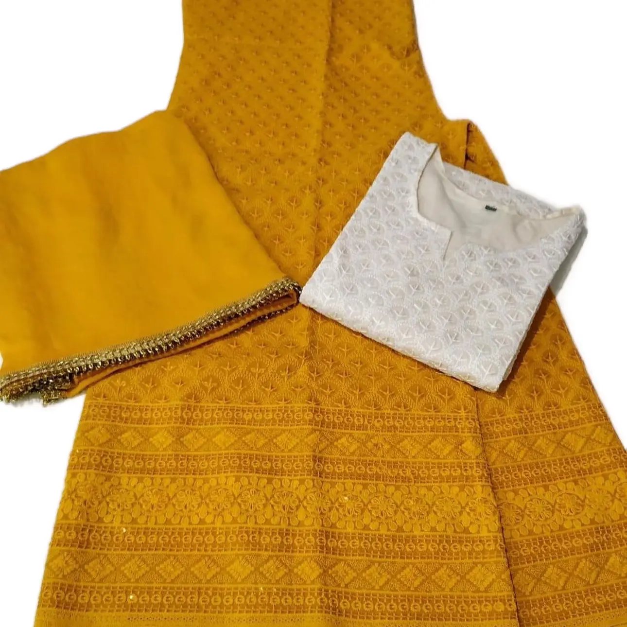 Chikankari Palazo Set* Womenswear Clothing eid dresses