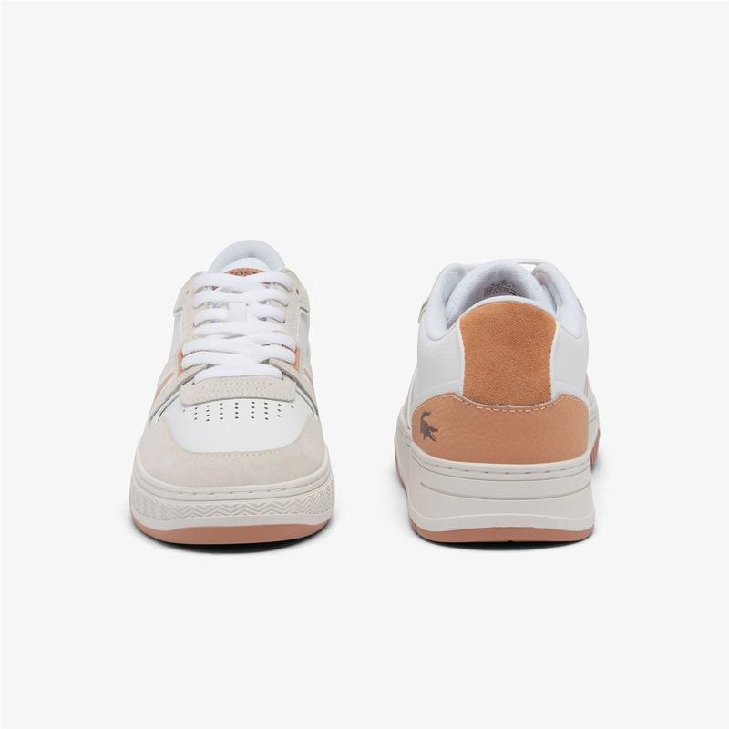 Mens Lacoste L001 Trainers in White 4