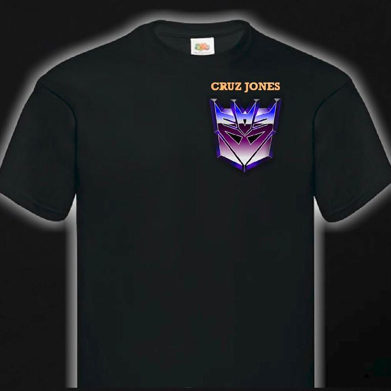 Cruz Jones - Transformers Decepticon T-shirt 1