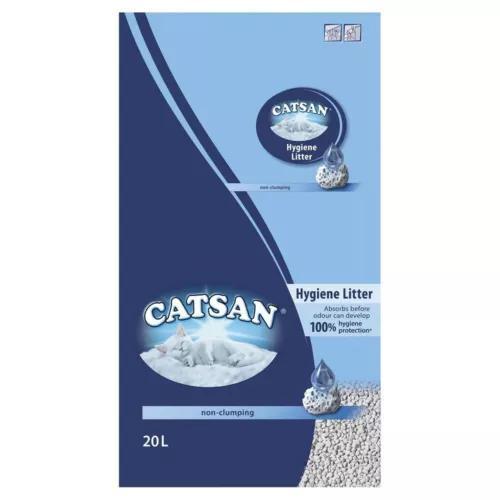 20L Catsan Hygiene Non Clumping Cat Litter 20 Litres Odour Control Kitten Litter 2