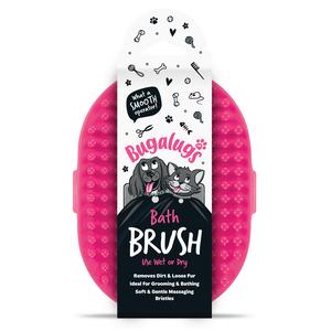 Bugalugs Bath Brush (Pink) for Dogs & Cats