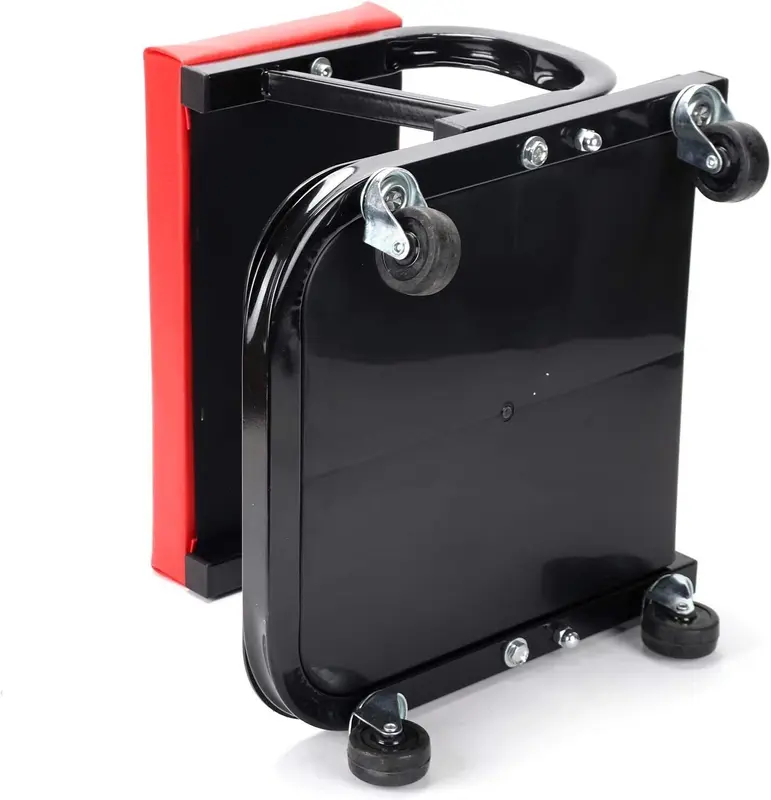 MECHANICS PADDED CREEPER TROLLEY SEAT CAR GARAGE WORK STOOL SWIVEL WHEELS CHAIR 3