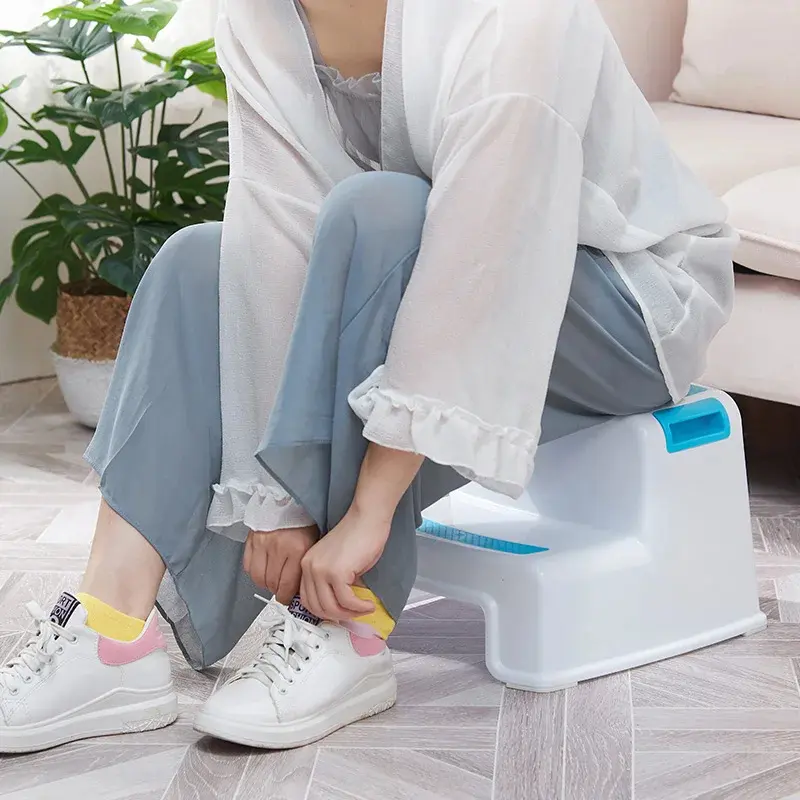 Step Up Stool Kids Childrens Non Slip Dual Height Toddlers Toilet Potty Training Double Step 5