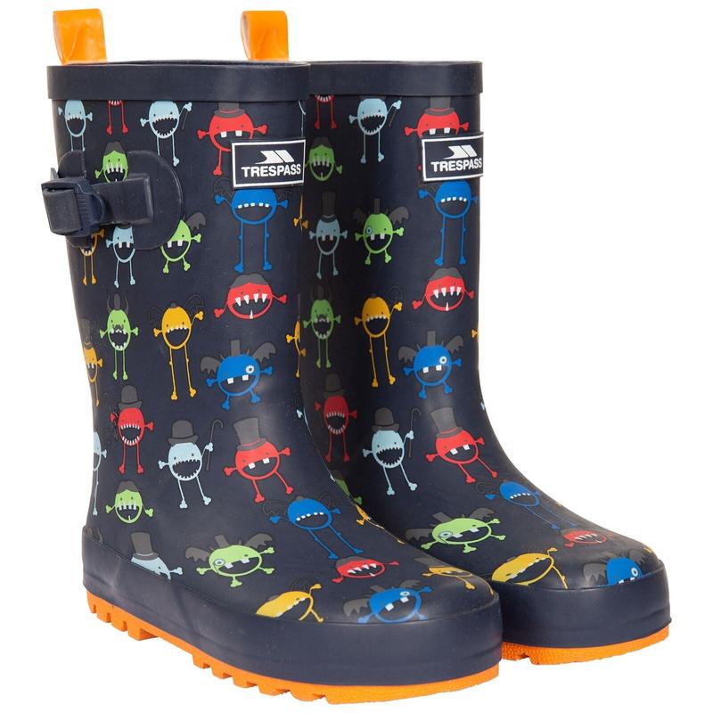 Unisex Kids Printed Waterproof Puddle Wellies 7
