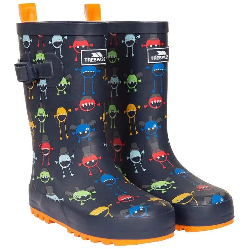 Unisex Kids Printed Waterproof Puddle Wellies 7