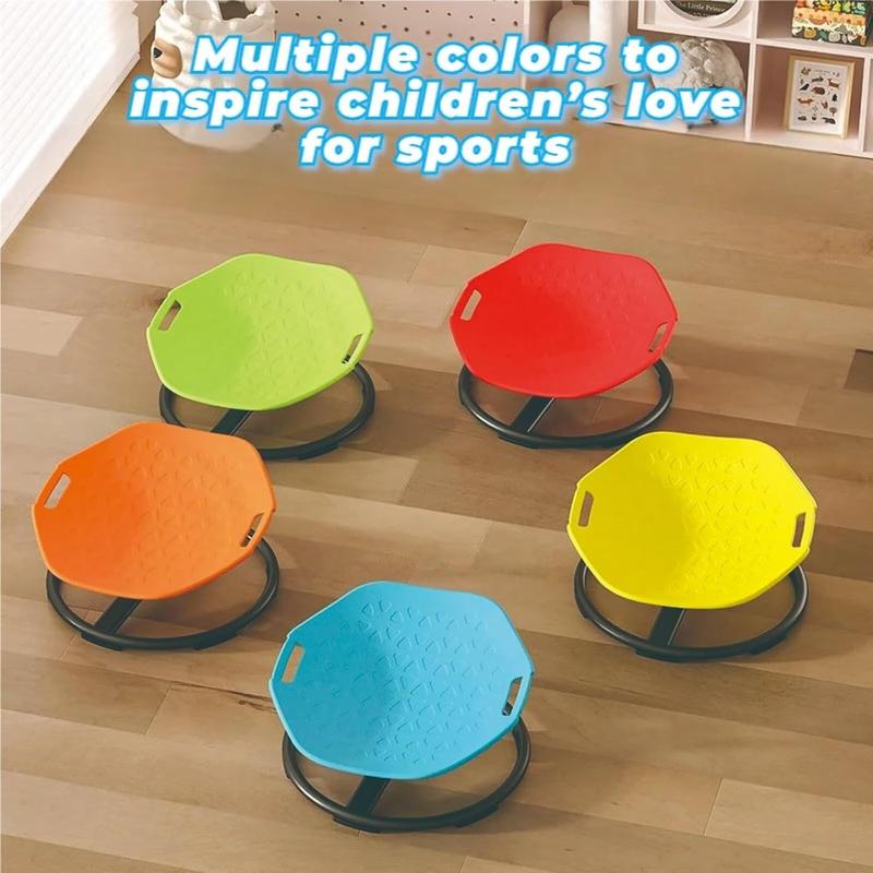 Product Introduction of MOONLAND 2025 NEW UPDATED MODEL - Children's sensory swivel chair with handle for autism, SEN and balance development - Non-slip base - Suitable for children from 3 years old 2