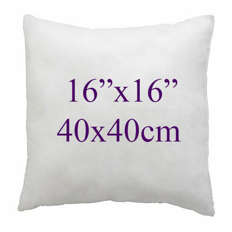 Chilimilii Set of 2 Hollow Fibre Cushion pads,Inserts,Fillers,Inners- Bounce Back Square Cushion pads- White Polyester Square cushions-Hotel Qualtiy Square cushions available in 14" 16" 18" 20" 22" 24" 26" 28" 30" 3