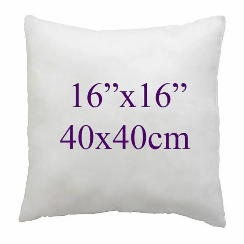 Chilimilii Set of 2 Hollow Fibre Cushion pads,Inserts,Fillers,Inners- Bounce Back Square Cushion pads- White Polyester Square cushions-Hotel Qualtiy Square cushions available in 14" 16" 18" 20" 22" 24" 26" 28" 30" 3