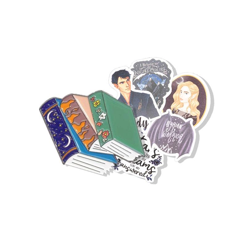 Bookish Pin & Sticker Bundle - Perfect for Book Lovers 0