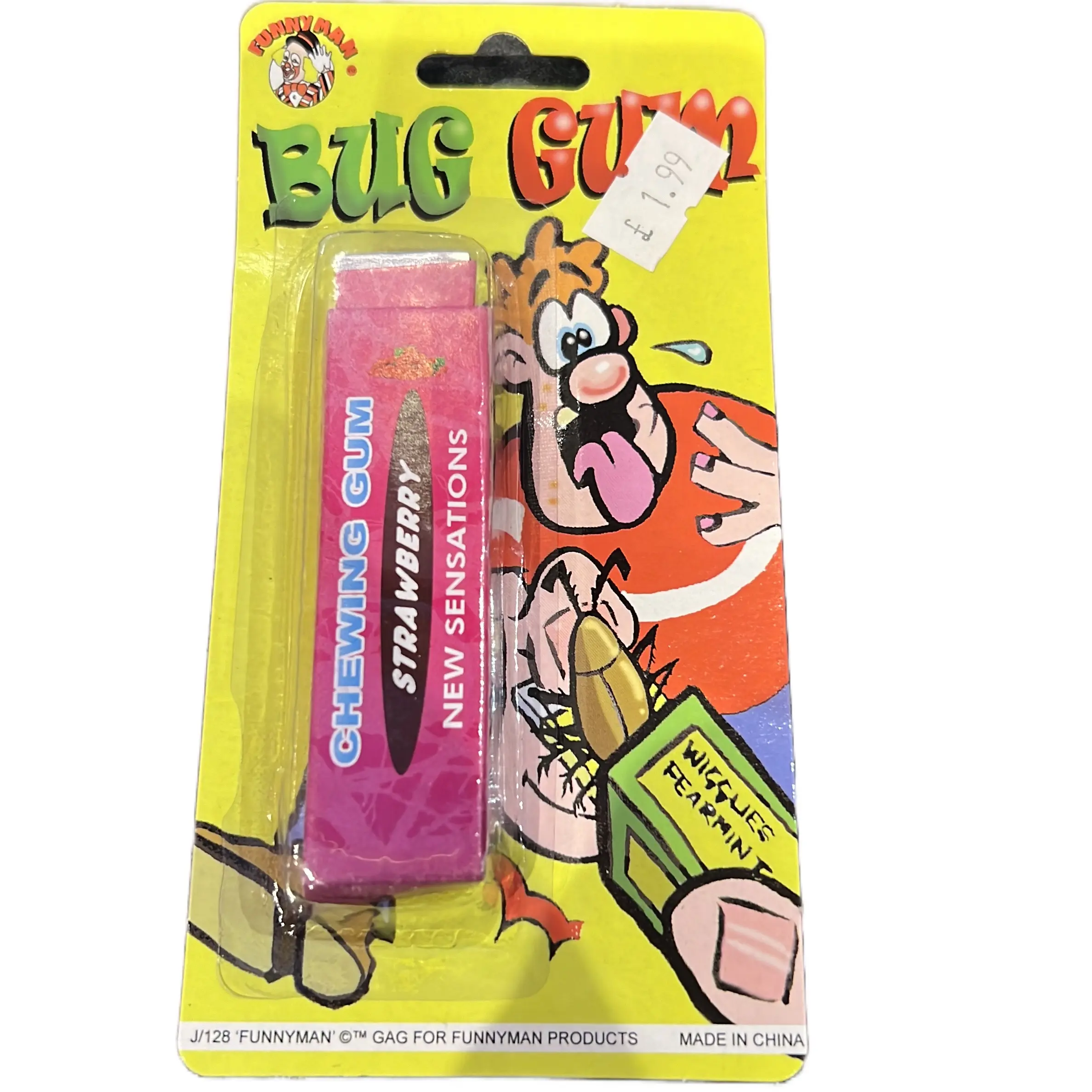 Prank Bug Gum trick Retro joke toys joke shop