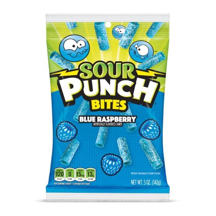 Sour Punch Bites American Different Flavours - Assorted Flavors Candy Snack Artificial Sweet Sugar Corn Salt Bonbon Tangy 3