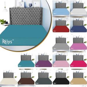 NIYS Luxury Bedding 100% Egyptian Cotton 40CM/16 Extra Deep Fitted Sheets