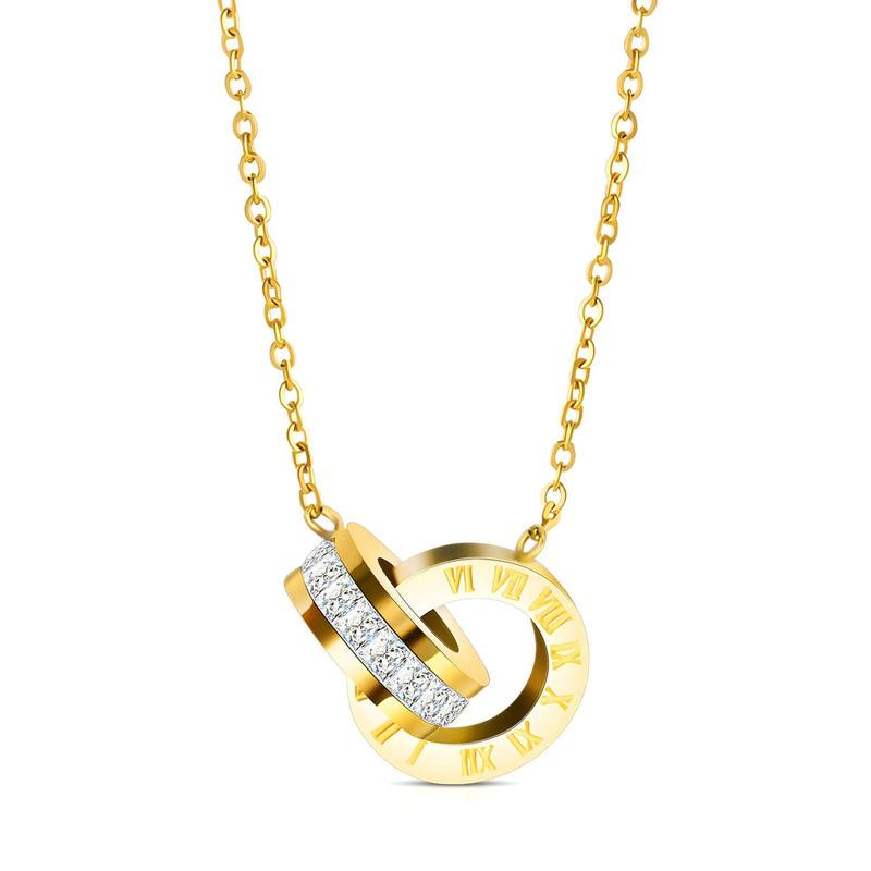 Roman Link Chain Necklace 0