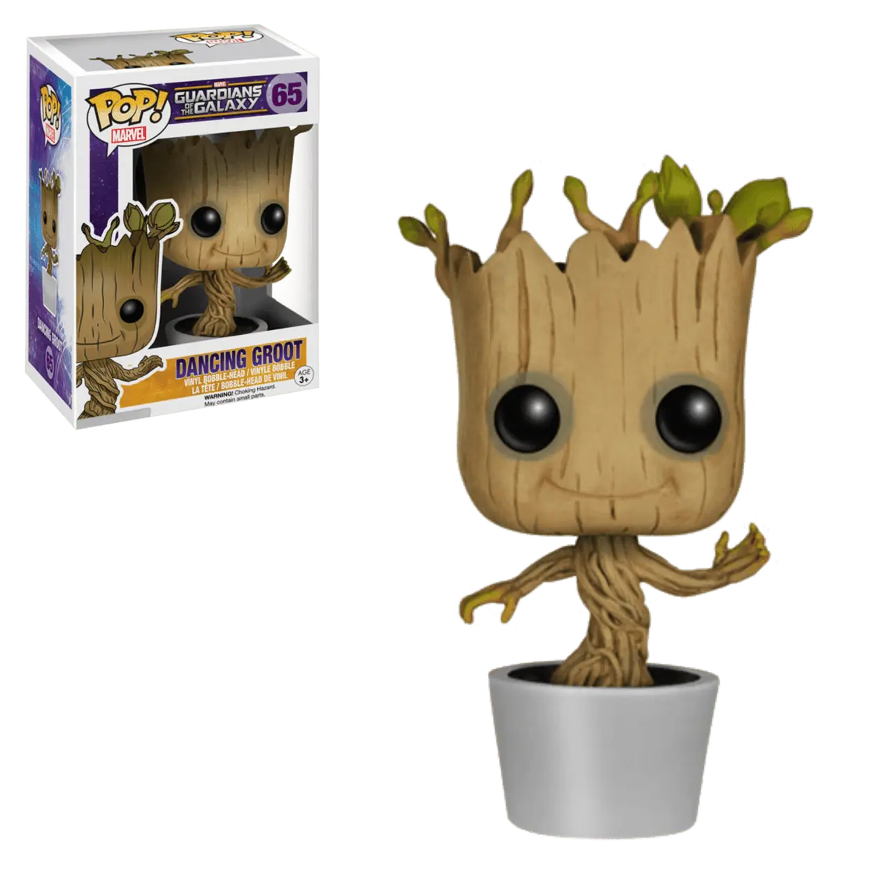 POP! Marvel - Guardians of the Galaxy #65 Dancing Groot (White)