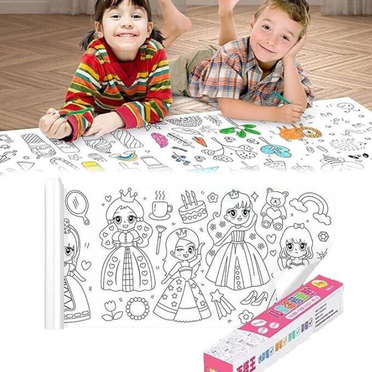 Drawing Paper Roll for Children, 3M Colouring Roll for Kids, Children's Drawing 0