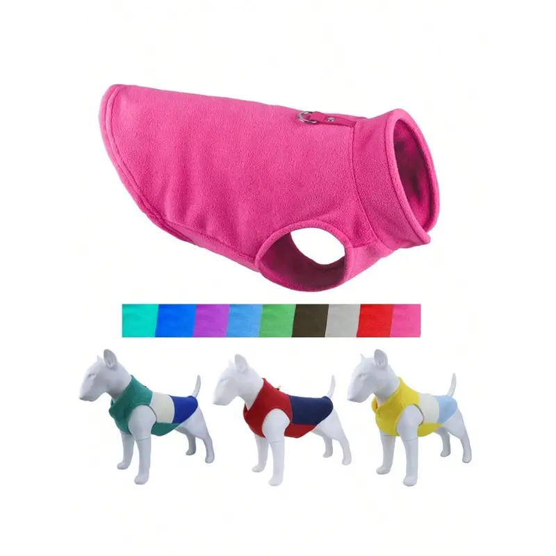 Winter Fleece Pet Dog Clothes Puppy Clothing French Bulldog Coat Pug Costumes Jacket For Small Dogs Chihuahua Vest Yorkie Kitten 8