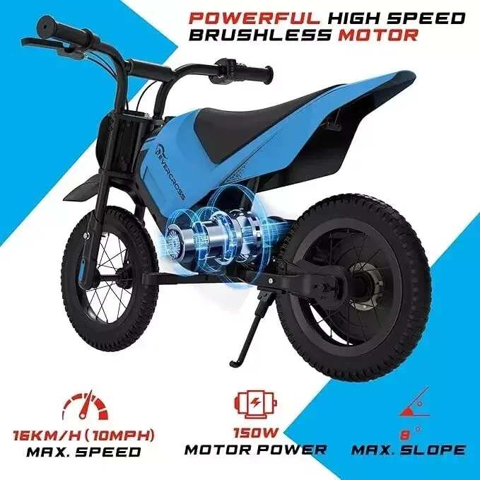 Evercross EV05M 12" Electric Motorcycle 150W motor for 3-12 Kids E-Motorcycle 4